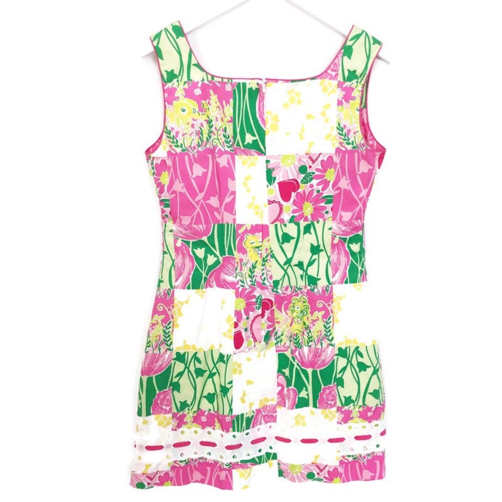 Lilly Pulitzer Derby Patch Shift Dress SZ 4